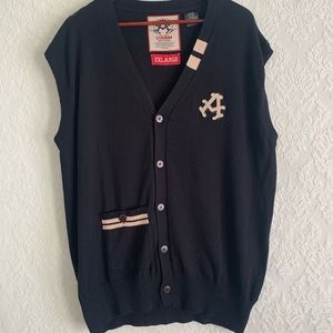 Akademiks sleeveless button-up sweater vest 🌴